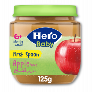 HERO BABY APPLE COMPOTE JAR 125 GM